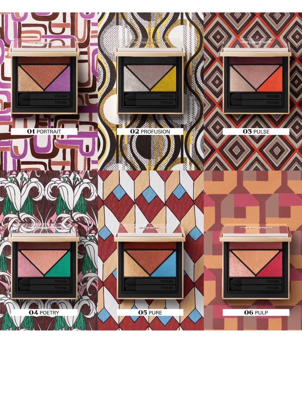PRADA Dimensions 05 PURE Multi Effect Eyeshadow Palette .21 Oz NIB - Picture 11 of 11